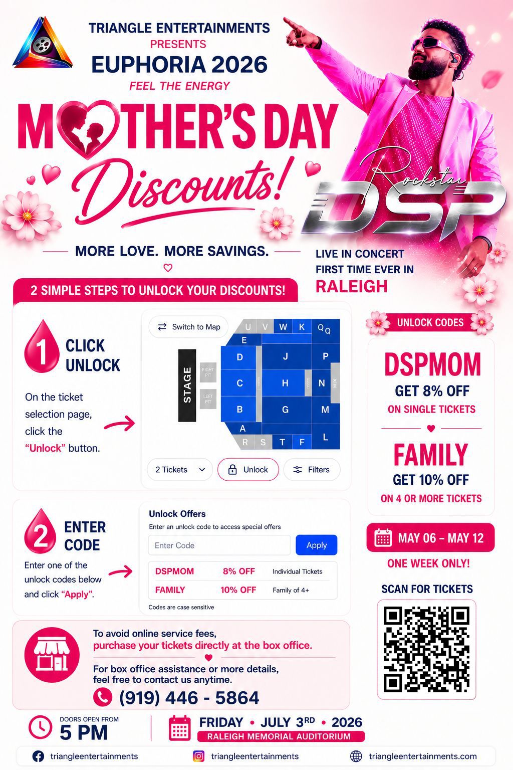 Mother's Day Discounts